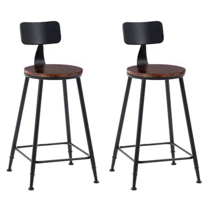 Industrial Rectangle Solid Wood Bar Table Set 1/2/3/4/5/7 Pieces Counter Table with Stools