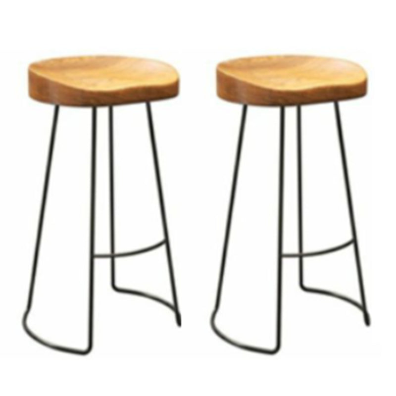 Industrial Rectangle Solid Wood Bar Table Set 1/2/3/4/5/7 Pieces Counter Table with Stools