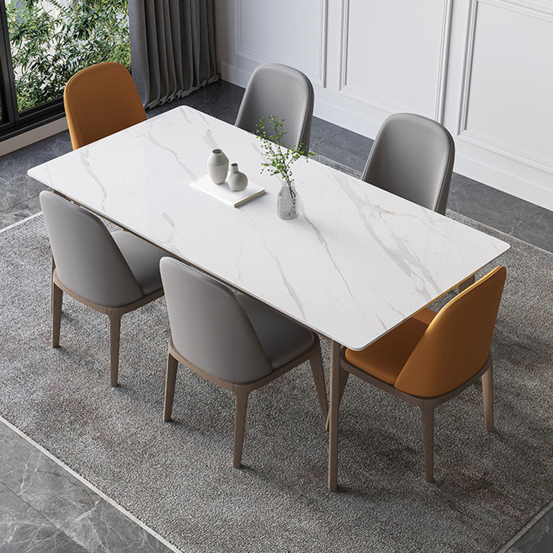 Modern Style Solid Wood Dining Set 1/4/5/7 Pieces Dining Set for Dining Areas