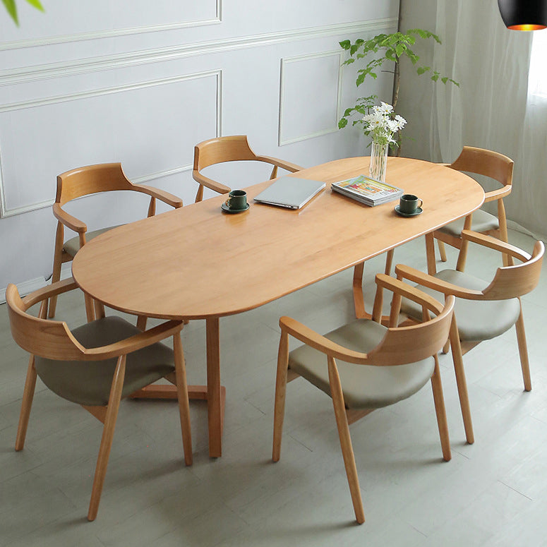 Modern Style Solid Wood Dining Set 1/2/4/5/7 Pieces Dining Set