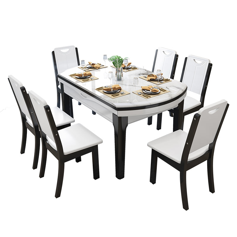 Sintered Stone Top Table 4 Legs Dining Table Home Kitchen Dinner