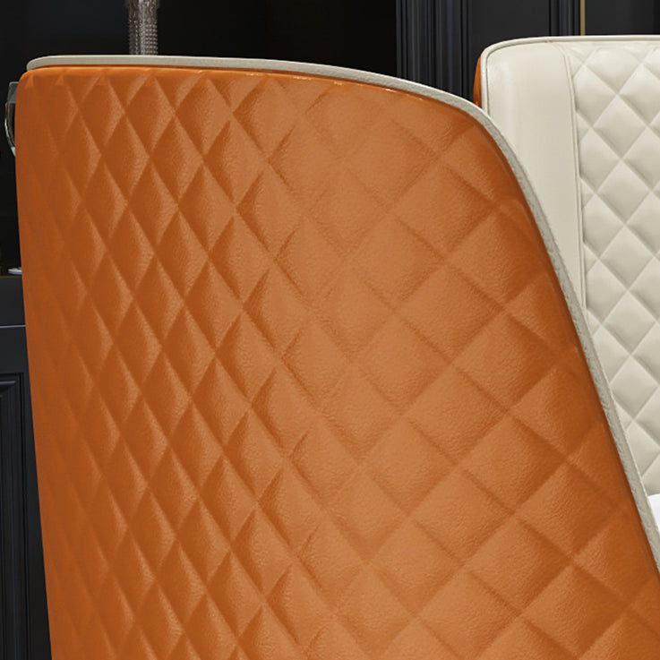 Parsons Armless Dining Chairs Glam Side Chair Set for Dining Room