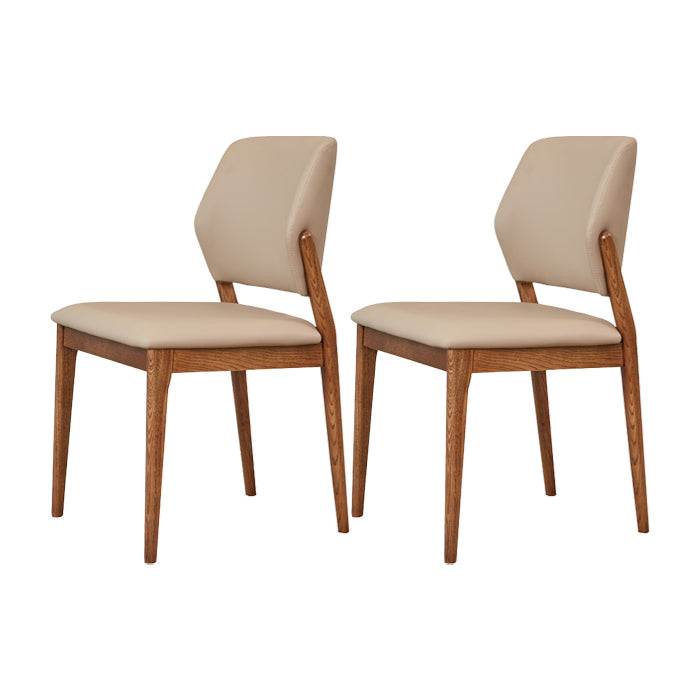 Contemporary Side Dining Chairs Open Back Dining Room Chair for Home