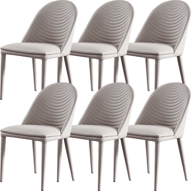 Parsons Dining Room Chair Upholstered Armless Dining Chairs for Home