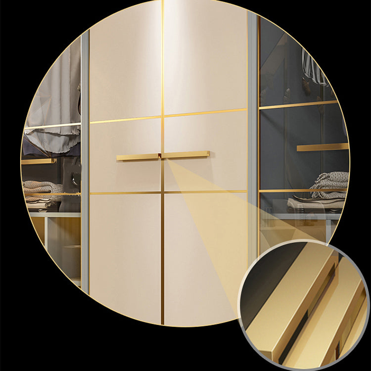 Modern Style Wood Wardrobe Wood Wardrobe with Shelves Armoire Wardrobe Closet