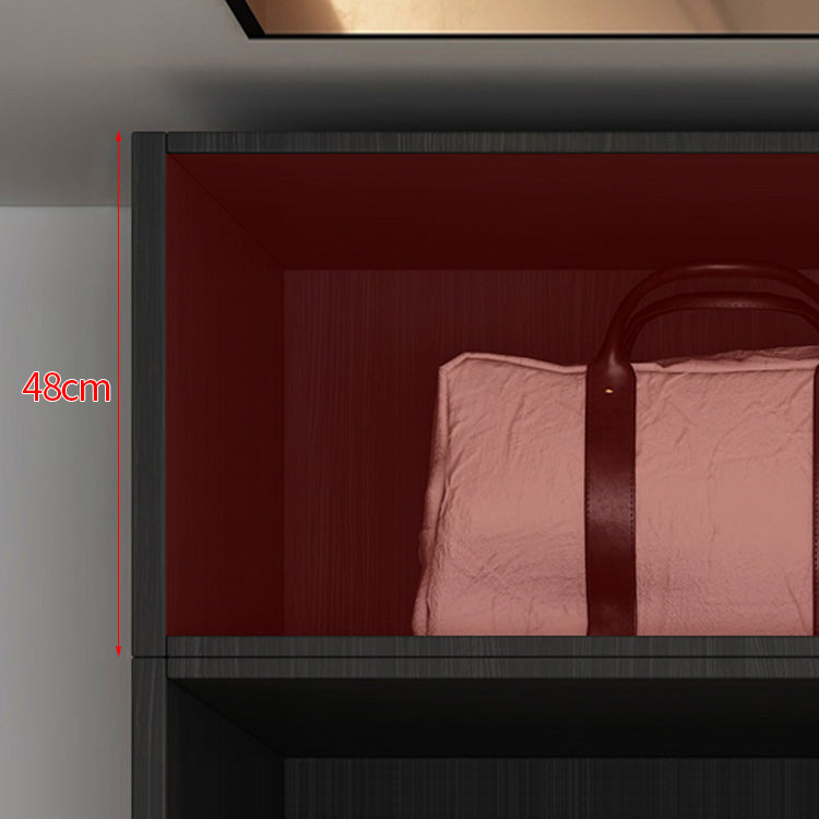 Engineered Wood Wardrobe Cabinet Hinged Modern Wardrobe Armoire