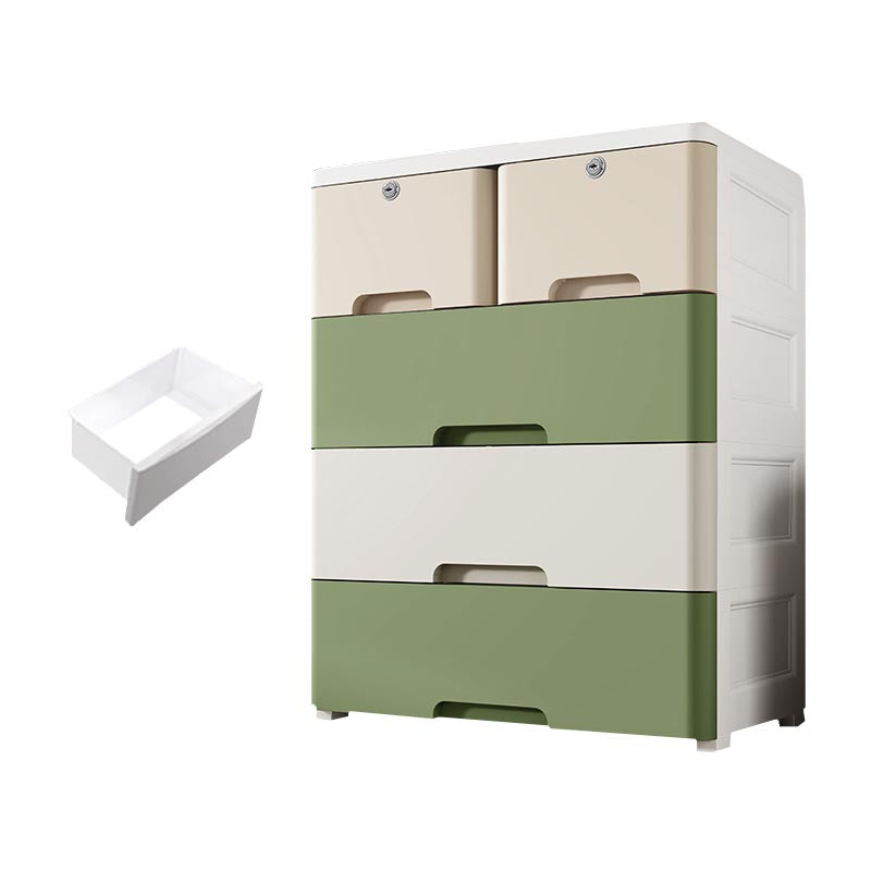 Plastic Home Non-Hanging Armoire Contemporary Style Storage Cabinet