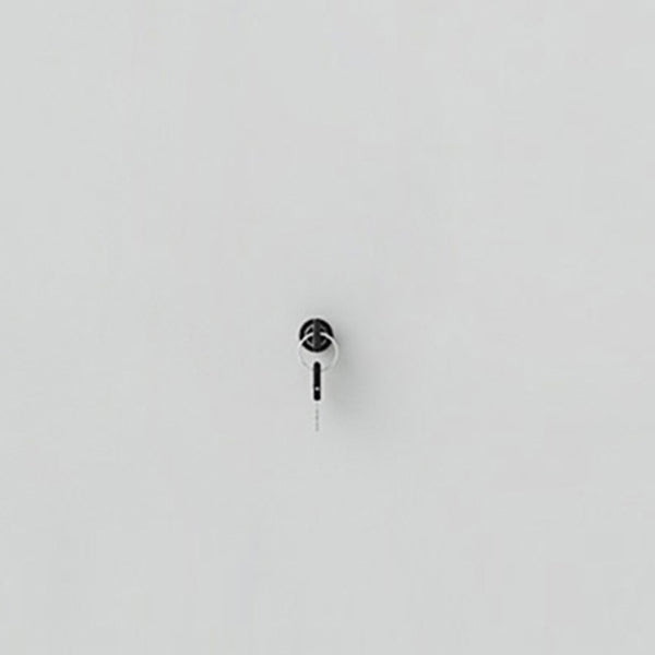 Modern Style Hinged Door Wardrobe for Home Grey Metal Cabinet