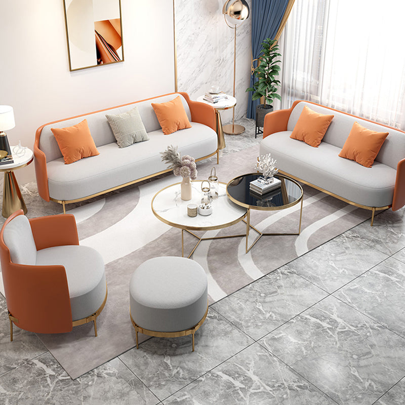 29.52" H Recessed Arm Sofa Contemporary Standard Sofa for Living Room