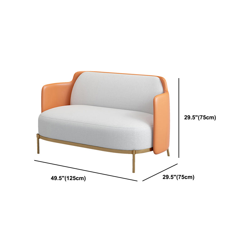 29.52" H Recessed Arm Sofa Contemporary Standard Sofa for Living Room