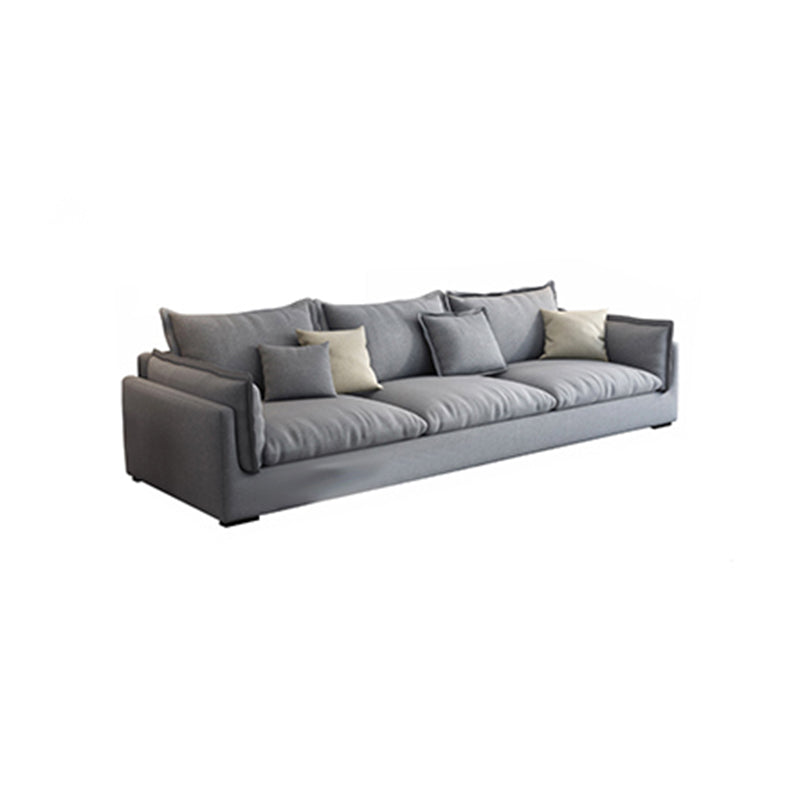 Nordic Square Arm Sofa & Chaise Loose Back Cushions Sofa - 26.77" H