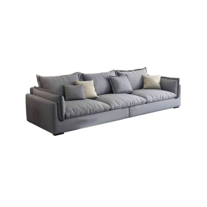 Nordic Square Arm Sofa & Chaise Loose Back Cushions Sofa - 26.77" H