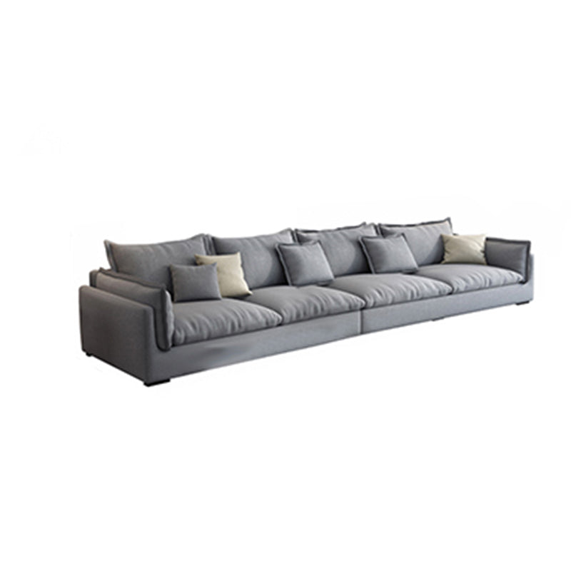 Nordic Square Arm Sofa & Chaise Loose Back Cushions Sofa - 26.77" H
