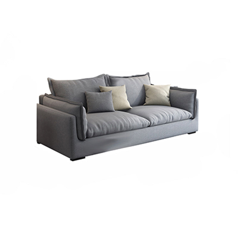 Nordic Square Arm Sofa & Chaise Loose Back Cushions Sofa - 26.77" H