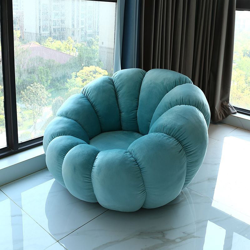 Modern Arm Chair, Wool Upholstered Fixed Back Accent Chair, 38.5"(W) X 39"(D) X 25.5"(H)