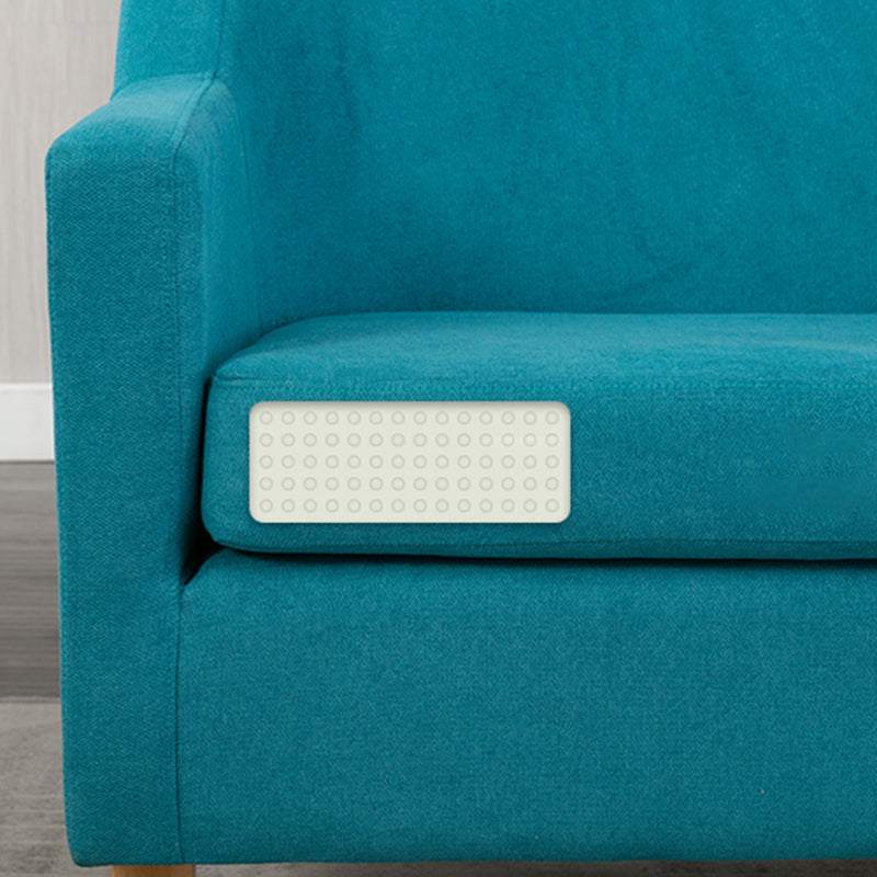 27.55" W Velvet Arm Chair Basic 4 Legs Accent Chair with Tight Back and Square Arms