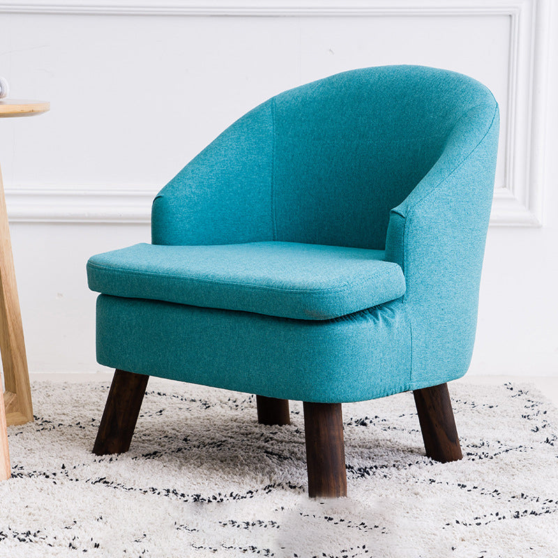 Barrel Chair 22.44" L x 14.96" W x 25.98" H Barrel Accent Chair for Living Room
