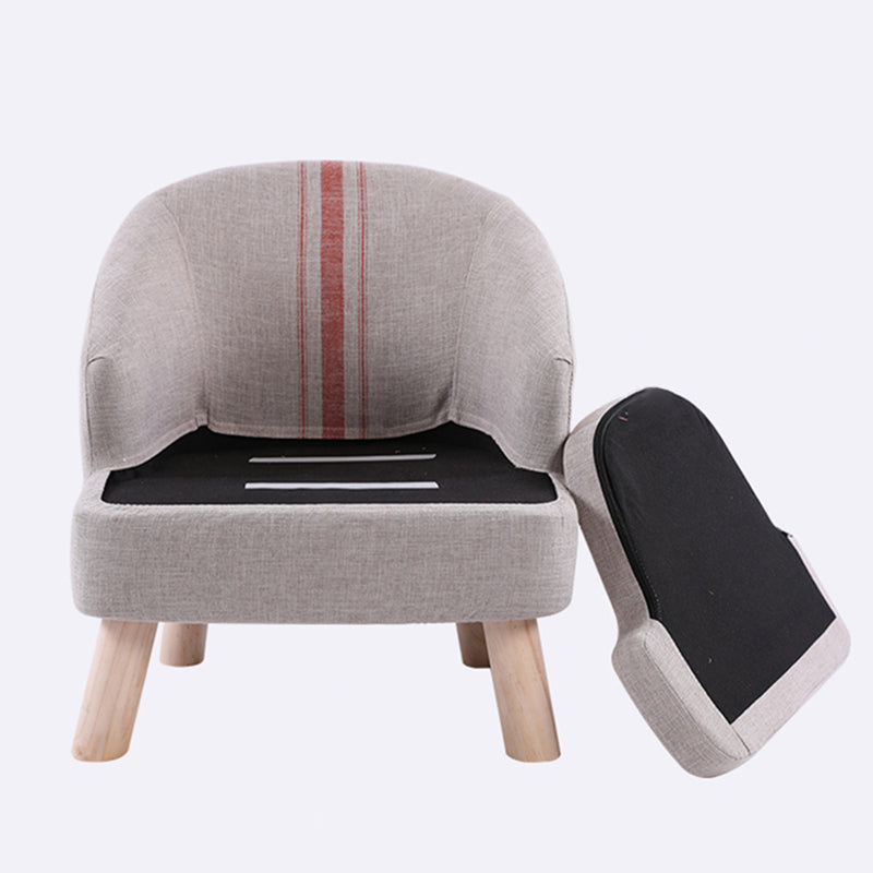 Barrel Chair 22.44" L x 14.96" W x 25.98" H Barrel Accent Chair for Living Room