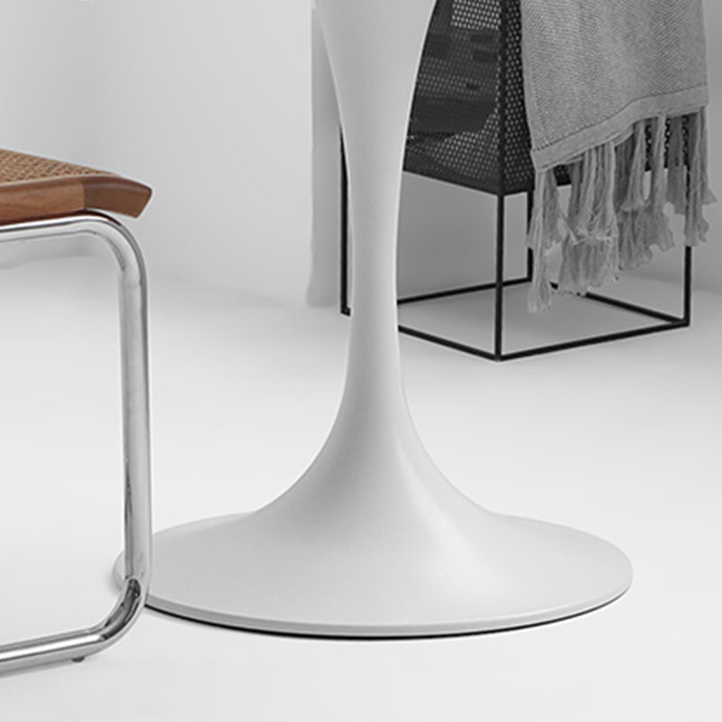 Modern Style with Pedestal Base Round Wooden Table Coffee Table