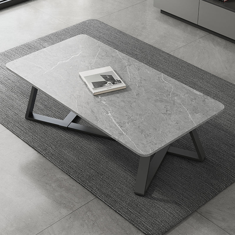 Rectangle Wooden Coffee Table Modern Coffee Table for Living Room