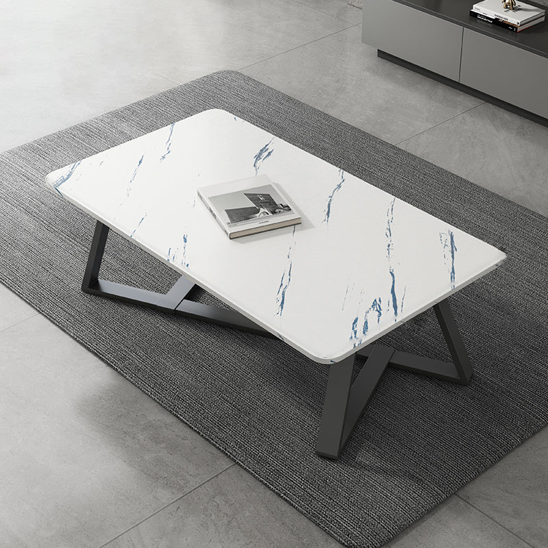 Rectangle Wooden Coffee Table Modern Coffee Table for Living Room