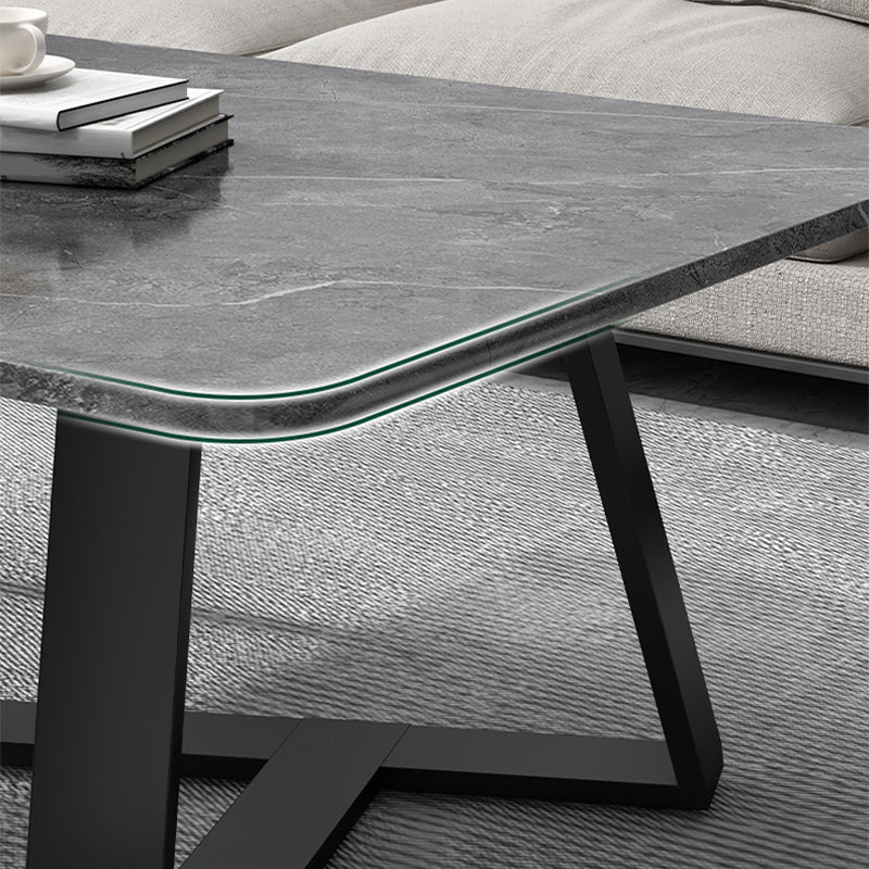 Rectangle Wooden Coffee Table Modern Coffee Table for Living Room