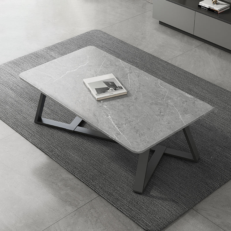 Rectangle Wooden Coffee Table Modern Coffee Table for Living Room