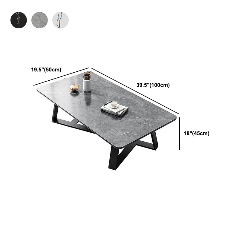 Rectangle Wooden Coffee Table Modern Coffee Table for Living Room