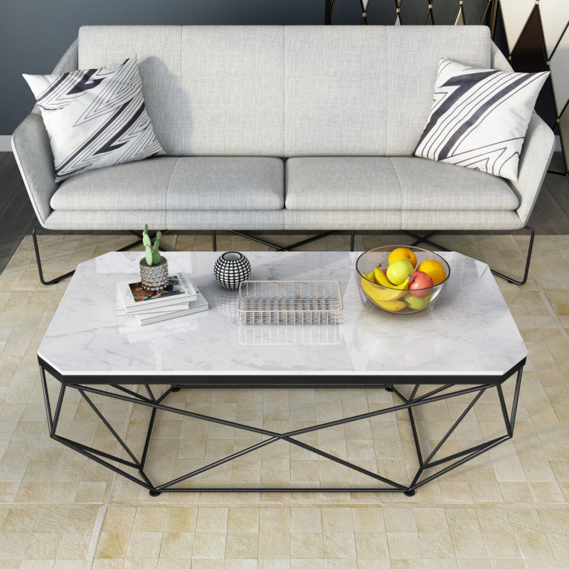 Frame Base Rectangular Modern Style Rock Plate Table Plate Metal Bottom Frame Coffee Table