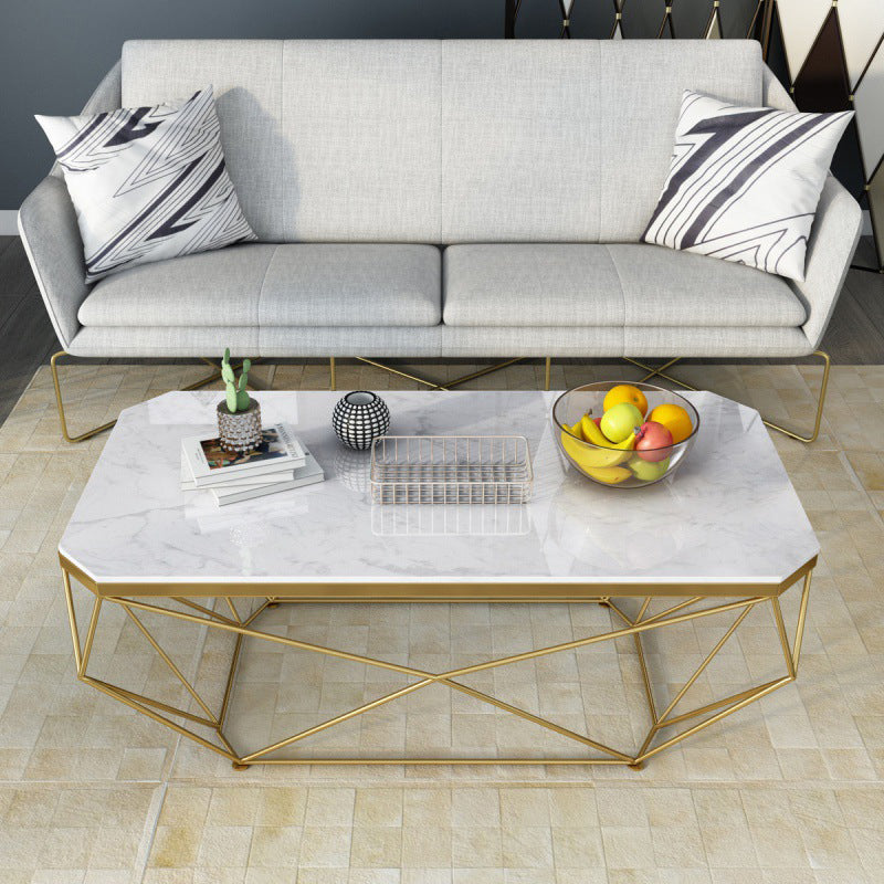 Frame Base Rectangular Modern Style Rock Plate Table Plate Metal Bottom Frame Coffee Table