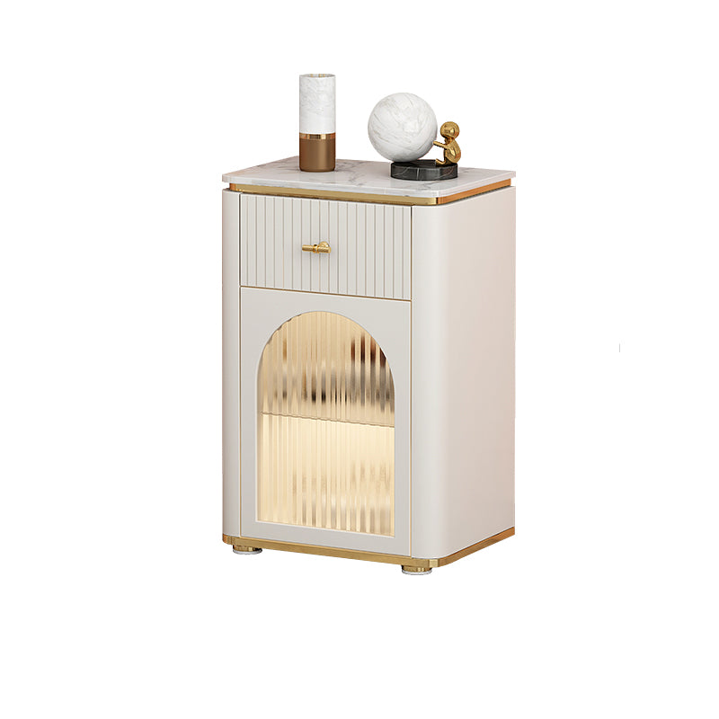 1 / 2 Drawers Combo Dresser Modern Storage Chest for Bedroom with Sensor Light