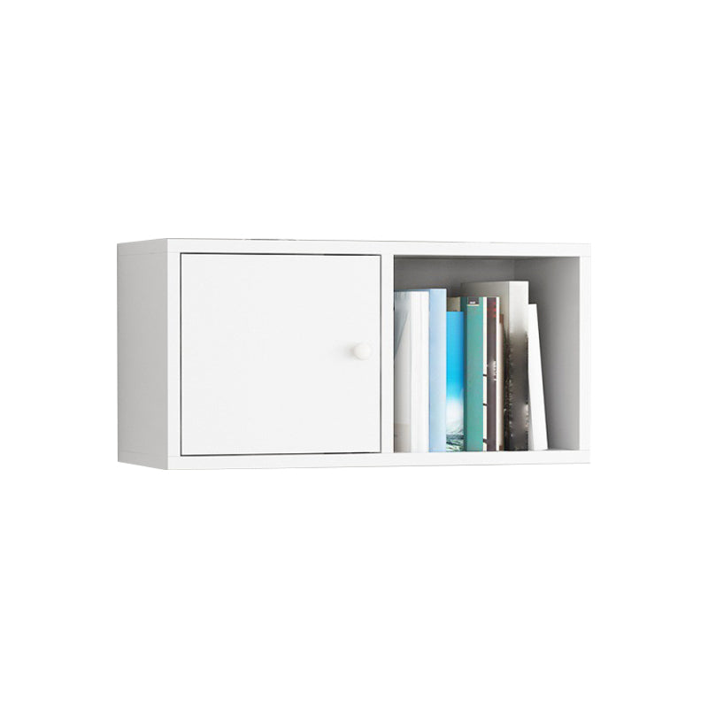 Scandinavian Manufactured Wood Floating Bookcase 9-inch Wide Bookshelf