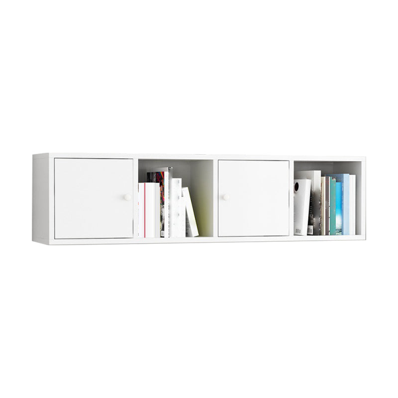 Scandinavian Manufactured Wood Floating Bookcase 9-inch Wide Bookshelf