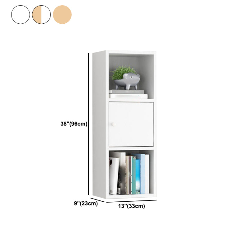 Scandinavian Manufactured Wood Floating Bookcase 9-inch Wide Bookshelf