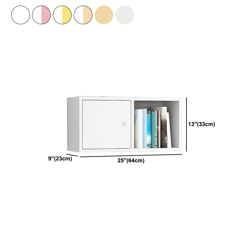 Scandinavian Manufactured Wood Floating Bookcase 9-inch Wide Bookshelf