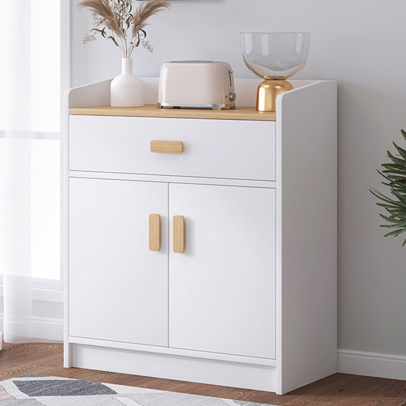 Modern Wood Accent Cabinet with Drawer Rectangle Side Cabinet