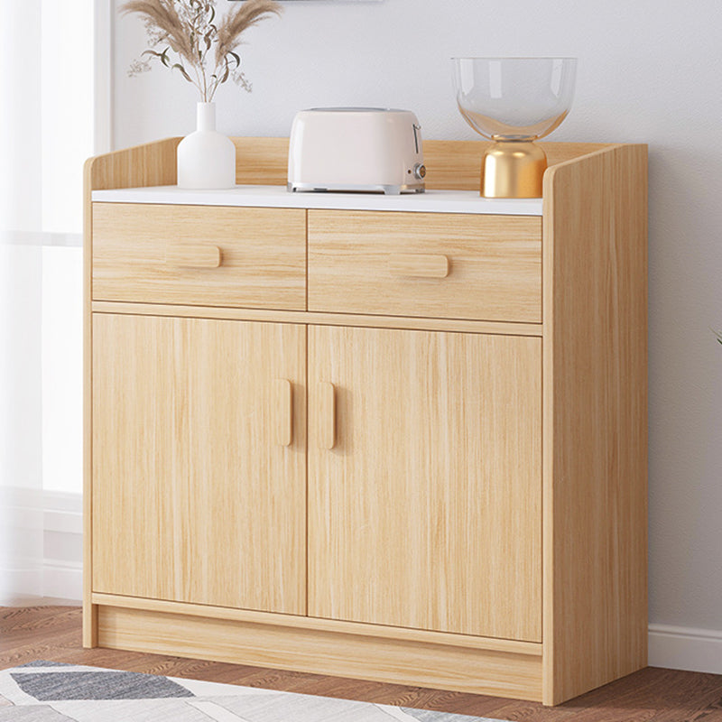 Modern Wood Accent Cabinet with Drawer Rectangle Side Cabinet