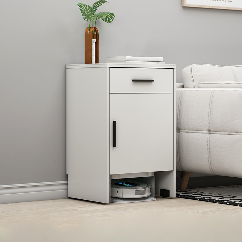 Modern Stone Top Accent Cabinet with Drawer Storage Cabinet 18.9" Long