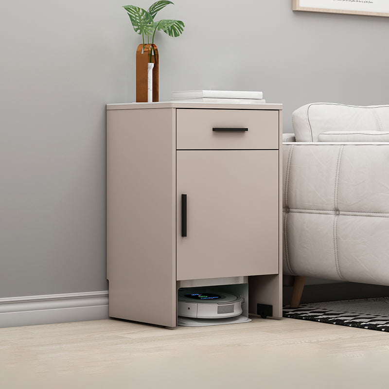 Modern Stone Top Accent Cabinet with Drawer Storage Cabinet 18.9" Long