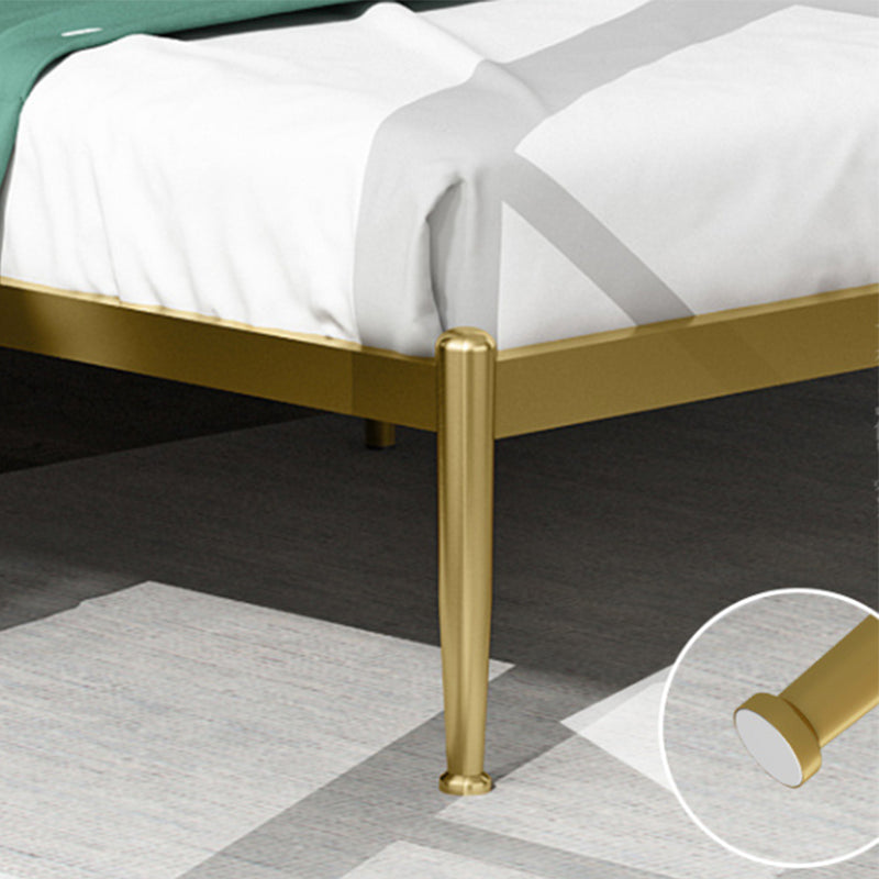 Open-Frame Bed With Headboard and Footboard Rectangular Headboard