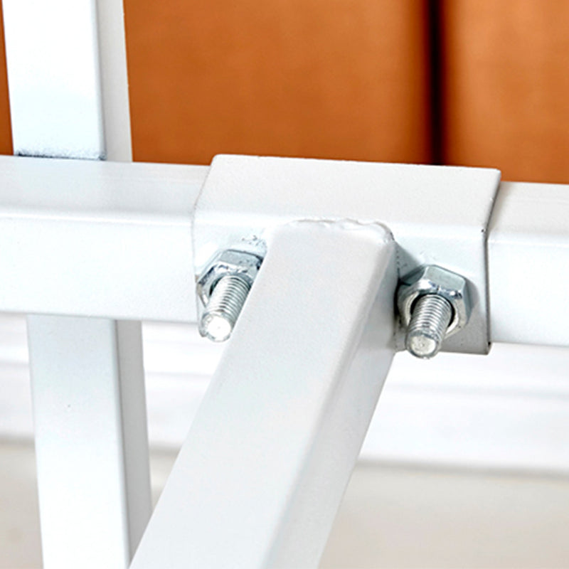 Glam Style Metal Iron Material with Headboard Gold/black/white Bed