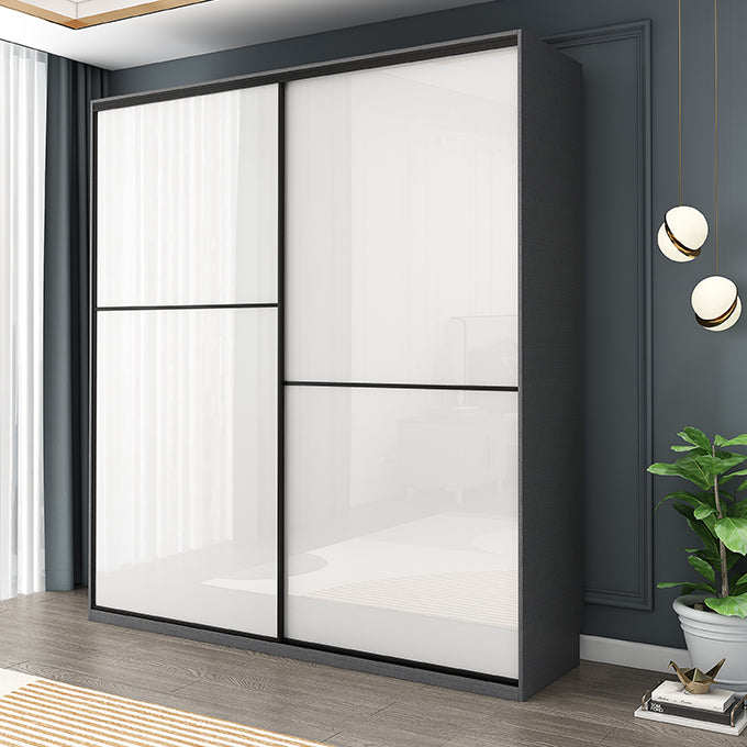 Modern Home Wardrobe Cabinet Engineered Wood Wardrobe with Drawer