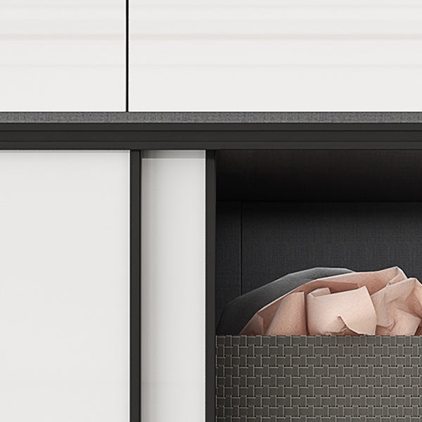 Modern Home Wardrobe Cabinet Engineered Wood Wardrobe with Drawer