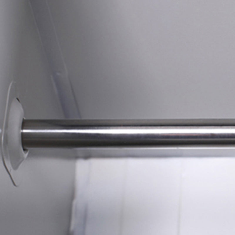 Steel White Storage Cabinet with Hinged Door Modern Cabinet for Bathroom