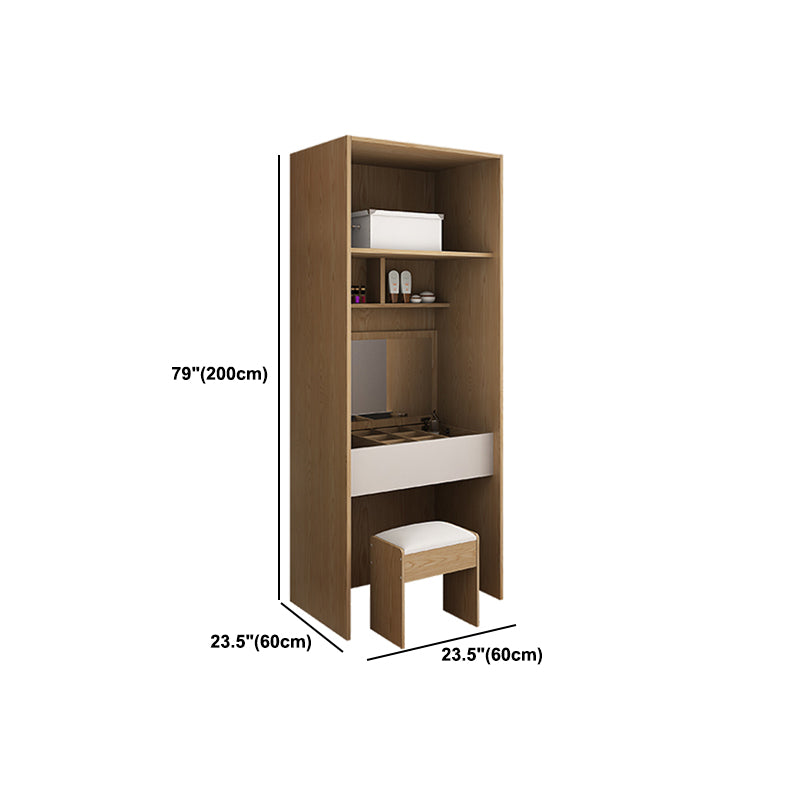 Engineered Wood Modern Wardrobe Closet Sliding Wardrobe Armoire