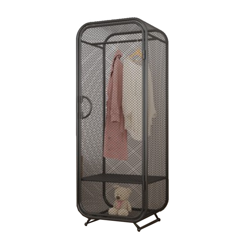 Modern Metal Storage Cabinet for Bedroom Matte Finish Cabinet