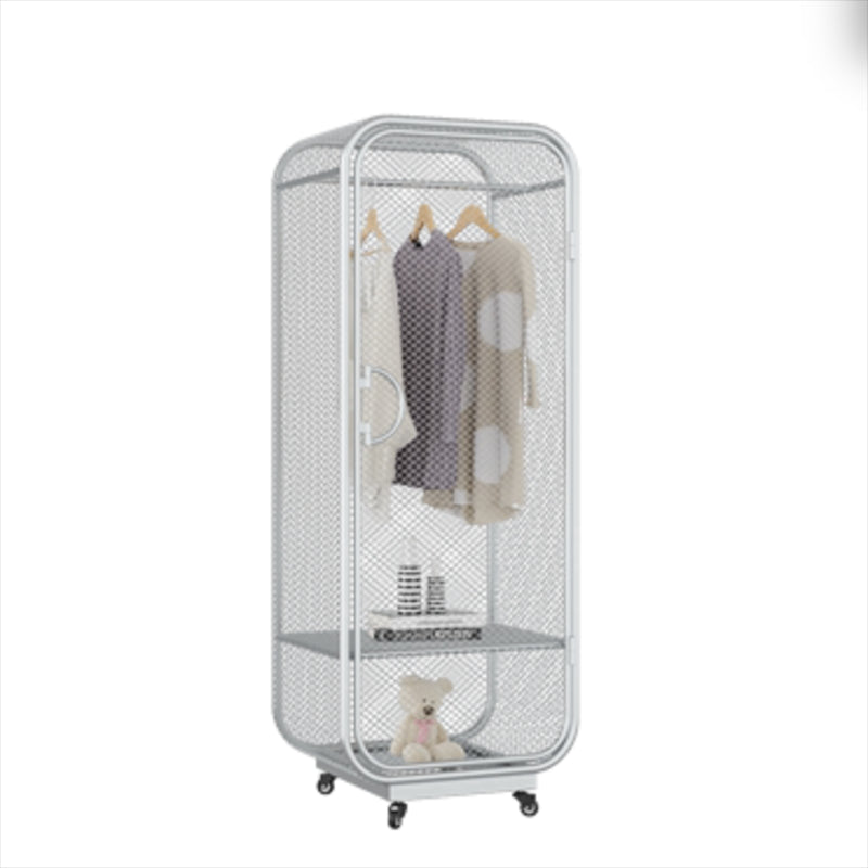 Modern Metal Storage Cabinet for Bedroom Matte Finish Cabinet