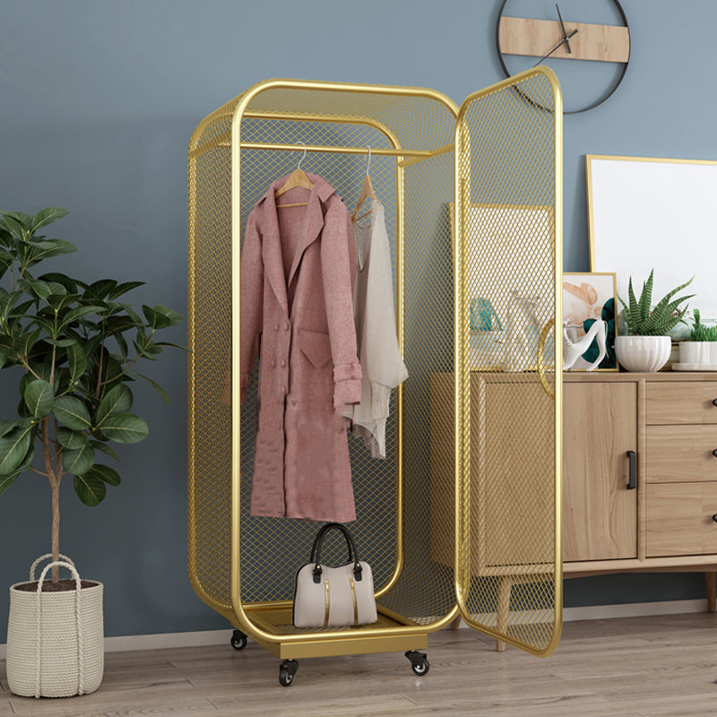 Modern Metal Storage Cabinet for Bedroom Matte Finish Cabinet