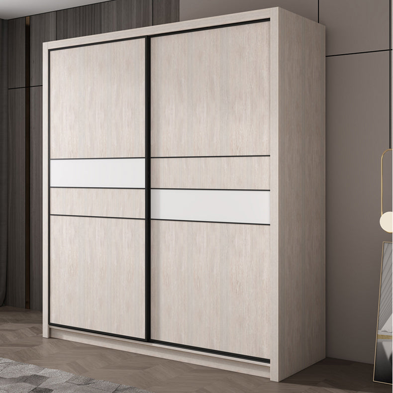 Modern Sliding Wardrobe Closet With Drawer Wooden Wardrobe Armoire