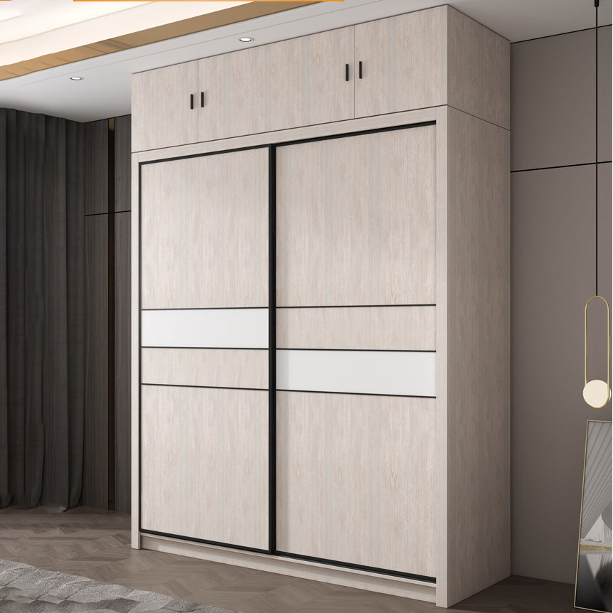 Modern Sliding Wardrobe Closet With Drawer Wooden Wardrobe Armoire
